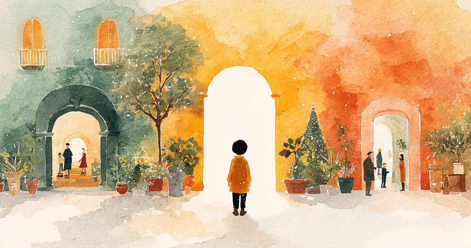 "Der erste Advent in zwei Welten: Weihnachtsvorbereitung wenn die Familie getrennt lebt"